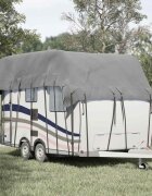 vidaXL Покривало за покрив на каравана сиво 500x300cm Нетъкана материя