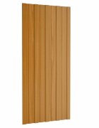 vidaXL Покривен панел 12 бр. Натурално 100 x 45 cm Поцинкована стомана