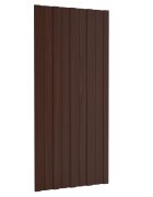 vidaXL Покривен панел 36 бр. Кафяво 100 x 45 cm Поцинкована стомана