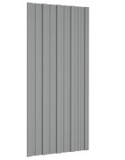 vidaXL Покривен панел 36 бр. Сиво 100 x 45 cm Поцинкована стомана