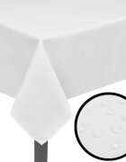 vidaXL Покривки за маса бели 5 бр 130 x 130 см