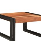 vidaXL Поличка за баня Кафяво 40 x 50 x 23 см Солидно акациево дърво