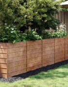 vidaXL Полирани камъчета 25 кг черни 2-5 см