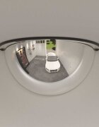 vidaXL Полусферични пътни огледала 2 бр Ø40 см акрил