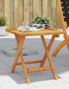 vidaXL Помощна градинска маса 40x40x40 см масивна акация