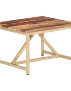 vidaXL Помощна масичка 60x60x40 см масивно дърво