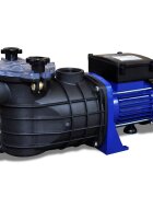 vidaXL Помпа за басейн електрическа 500W синя