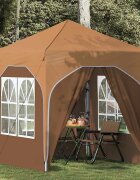 vidaXL Поп-ъп парти палатка 192 x 192 x 245 см Бежово