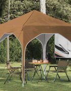 vidaXL Поп-ъп парти палатка 194 x 194 x 245 см Бежово