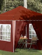 vidaXL Поп-ъп парти палатка 195 x 195 x 245 см Теракота