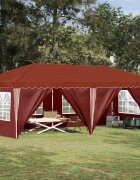 vidaXL Поп-ъп парти палатка 575 x 288 x 245 см Теракота