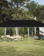 vidaXL Поп-ъп парти палатка 575 x 290 x 245 см Черно