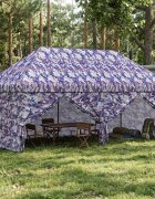 vidaXL Поп-ъп Тент с 4 Стени 3 x 6 m Син камуфлаж