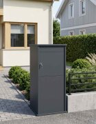 vidaXL Пощенска кутия Антрацит 50 x 52 x 100 cm Стомана