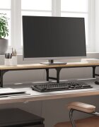 vidaXL Поставка за монитор дъб сонома 105x23x155 см инженерно дърво