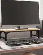 vidaXL Поставка за монитор дъб сонома 55x23x14 см инженерно дърво