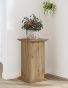 vidaXL Поставка за растения дъб артизан 33x33x60 см инженерно дърво