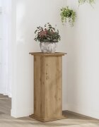 vidaXL Поставка за растения дъб артизан 33x33x80 см инженерно дърво