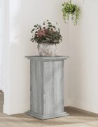 vidaXL Поставка за растения сив сонома 33x33x60 см инженерно дърво