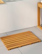 vidaXL Постелка за баня 2 бр. Натурално 56 x 37 см