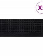 vidaXL Постелки за стъпала 5 бр 25x75 см гума