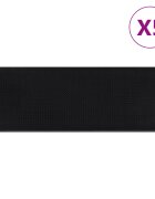 vidaXL Постелки за стъпала 5 бр 25x75 см гума