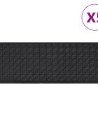 vidaXL Постелки за стъпала 5 бр 25x75 см гума