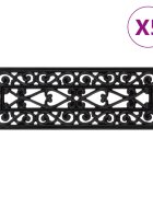 vidaXL Постелки за стъпала 5 бр 25x75 см гума