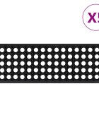 vidaXL Постелки за стъпала 5 бр 25x75 см гума