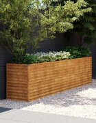 vidaXL Повдигната градинска леха 291x50x69 см кортенова стомана