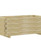 vidaXL Повдигната леха 100x50x40 см дървена правоъгълна