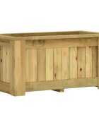 vidaXL Повдигната леха 100x50x50 см импрегнирано борово дърво
