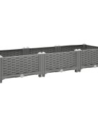 vidaXL Повдигната леха 120x40x23 см полипропилен