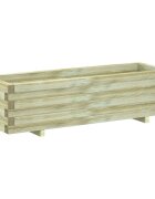 vidaXL Повдигната леха 120x40x30 см дървена правоъгълна