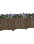vidaXL Повдигната леха 120x40x38 см полипропилен