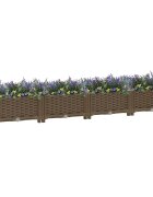 vidaXL Повдигната леха 160x40x23 см полипропилен
