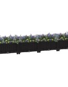 vidaXL Повдигната леха 160x40x23 см полипропилен