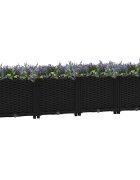 vidaXL Повдигната леха 160x40x38 см полипропилен