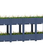 vidaXL Повдигната леха 160x40x71 см полипропилен