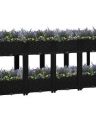 vidaXL Повдигната леха 160x40x71 см полипропилен