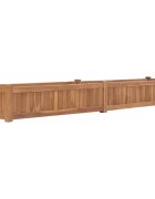vidaXL Повдигната леха 200x30x25 см тиково дърво масив