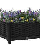 vidaXL Повдигната леха 40x40x23 см полипропилен
