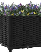 vidaXL Повдигната леха 40x40x38 см полипропилен