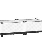 vidaXL Повдигната леха 80x40x23 см полипропилен