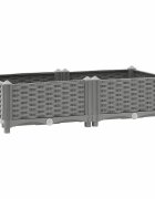 vidaXL Повдигната леха 80x40x23 см полипропилен
