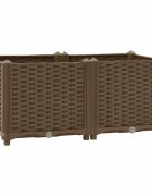 vidaXL Повдигната леха 80x40x38 см полипропилен