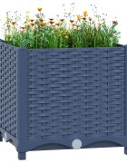vidaXL Повдигнато легло 40x40x38 см полипропилен