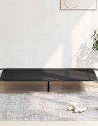vidaXL Повдигнато легло за кучета черно 150x90x20 cm Оксфорд плат
