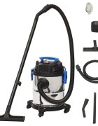 vidaXL Прахосмукачка за мокро и сухо почистване 1200 W 20 л сребриста