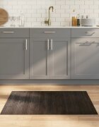 vidaXL Правоъгълен килим тъмнокафяв 70x100 см бамбук